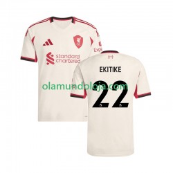 Camisola Liverpool Hugo Ekitike 22 Homem Equipamento Segundo 2025-2026 Manga Curta